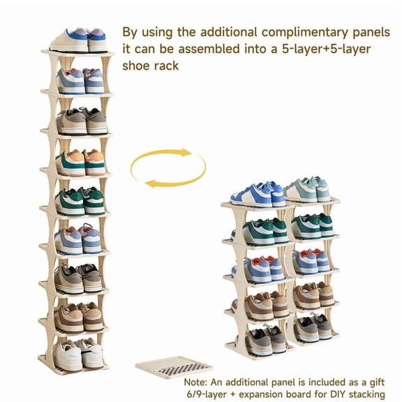 Multi-layer vertical removable shoe storage rack 1 piece modern shoe rack shoe rack shoe rack cabinet gift storage rack home storage rack home storage supplies