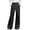 141#Black, variant on Women's Dreesy Straight Leg Jeans Elegant High Waisted Loose Fit Business Casual Wrap Denim Trousers Blue 2XL