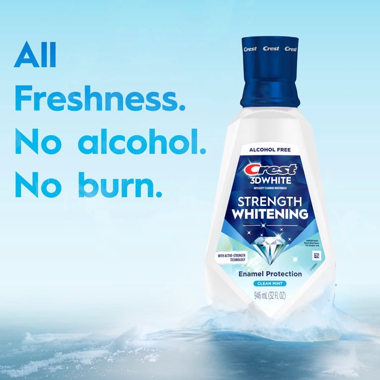 Crest 3D White Strength Whitening Fluoride Mouthwash photo 7