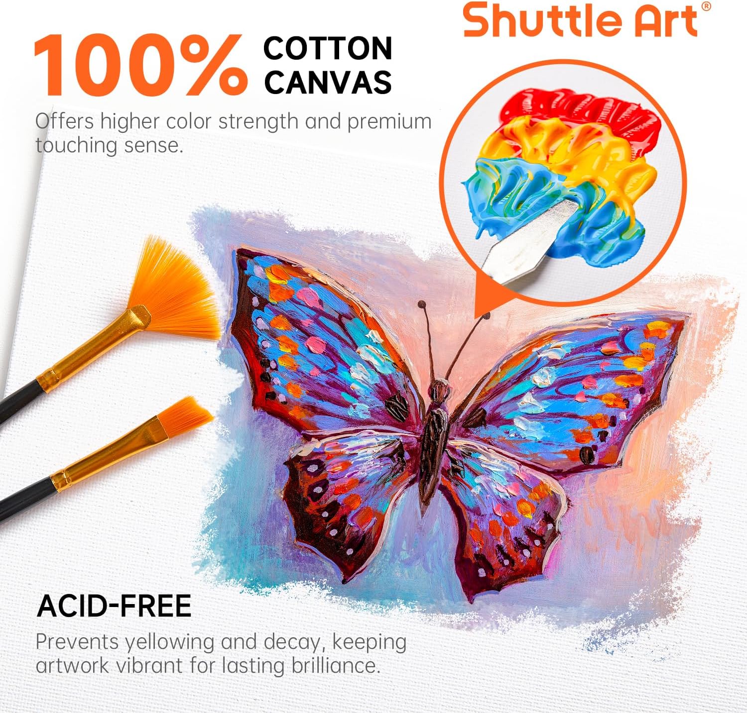 Shuttle Art Canvas Panel Painting Pack, 52 Multi-Size photo 3