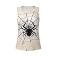 thumbnail image 4 of Lsque Spiders On The Web 1 Printed Workout Tank Tops for Women, Athletic Sports Tank Tops, Compression Sleeveless Dry Fit Shirts,Sleeveless Yoga Shirt-X-Large, 4 of 9
