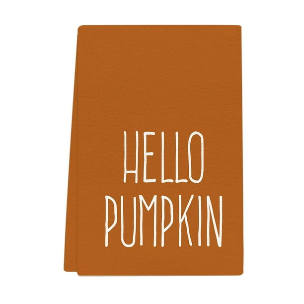 Xihbxyly Toalla de Halloween con Diseño de Fantasmas, Estampado de Calabaza Espeluznante, Suave y Absorbente, Multiusos para El Hogar, Decoración Festiva para Baño o Cocina, Regalo Ideal para Hallowe