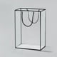 thumbnail image 1 of Xiao Hua 10 bolsas transparentes con asas para ramos de flores, cajas de regalo florales transparentes, bolsas de mano para el Día de la Madre, bodas y cumpleaños (negras)., 1 of 5