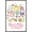 Barnwood Framed Version, variant on Hello Kitty and Friends - Kawaii Favorite Flavors Wall Poster, 22.375" x 34"