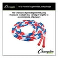 thumbnail image 4 of Segmented Plastic Jump Rope  16-ft.  Red/Blue/White, 4 of 4