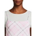 thumbnail image 4 of No Boundaries Juniors’ Layered Tee and Dress Set, 2-Piece, Sizes XS-3XL, 4 of 5