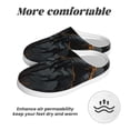 thumbnail image 6 of Wukai Full Moon Black Dragon Print Women's Indoor Bedroom Slipper Slip On Shoes, Unisex House Shoes with Anti-Skid Sole for Men, Gift for Women Men-11, 6 of 7