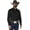 Black, variant on Men's Solid Cowboy Cut Firm Finish Long Sleeve Work Shirt Khaki