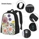 thumbnail image 3 of Easygdp Autumn Garden Mochila para Niños y Niñas con Set de Caja de Almuerzo y Estuche para Lápices 3 en 1, Mochila Escolar Estampada para Adolescentes, 3 of 7