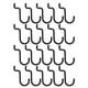 thumbnail image 1 of 20 ganchos metálicos para panel perforado, ganchos para panel perforado de garaje, ganchos multiusos para colgar en talleres., 1 of 7