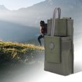 thumbnail image 4 of LJNYFDC Sac de Transport pour Talkie-Walkie Système MOLLE Imperméable Résistant aux Déchirures Bouton Pression Support de Randonnée à Main, 4 of 7