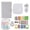 Jasmine White, variant on UsilkU Jasmine White Instant Camera Protective Case Bundle for Instax Mini 12 with Photo Album, Frames, Strap, Filters - 54 Piece Set