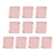 thumbnail image 1 of 10 cajas de almacenamiento para uñas a presión, cuadradas y transparentes. Rosa, 1 of 9