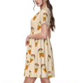 thumbnail image 7 of Spring Summer Dresses for Women 2025 - Ice Cream No.9010 Wedding Guest Dresses, Beach Vacation Clothes, Hawaiian Sundresses Casual Short Sleeve Dress for Women with Pockets, 7 of 7