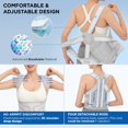 thumbnail image 4 of Corrector de postura Vicorrect para mujeres y hombres gris pequeño, 4 of 7