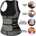 thumbnail image 7 of COMFREE Sweat Waist Trainer Cincher Corset for Women Weight Loss Neoprene Sauna Suit Tank Top Zipper Vest Workout Compression Sport Girdle, 7 of 7
