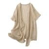 Short Sleeve Cardigans for Women Casual Drape Open Front Lightweight Summer Cardigan with Pockets