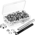 thumbnail image 2 of 1 Set Grommet Portable 6mm Replacement DIY Nonslip Grommets DIY Clothes Shoe Decorative Crafts Making Eyelet Accessories with Setting Tool, 2 of 7