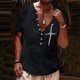 thumbnail image 2 of Playeras De Bambu Para Hombre, Camisetas Con Estampado De Manga Corta A La Moda Para Hombre, Camisetas Casuales Con Cierre Digital 3D, Camisetas De Verano Para Hombre, 2 of 4