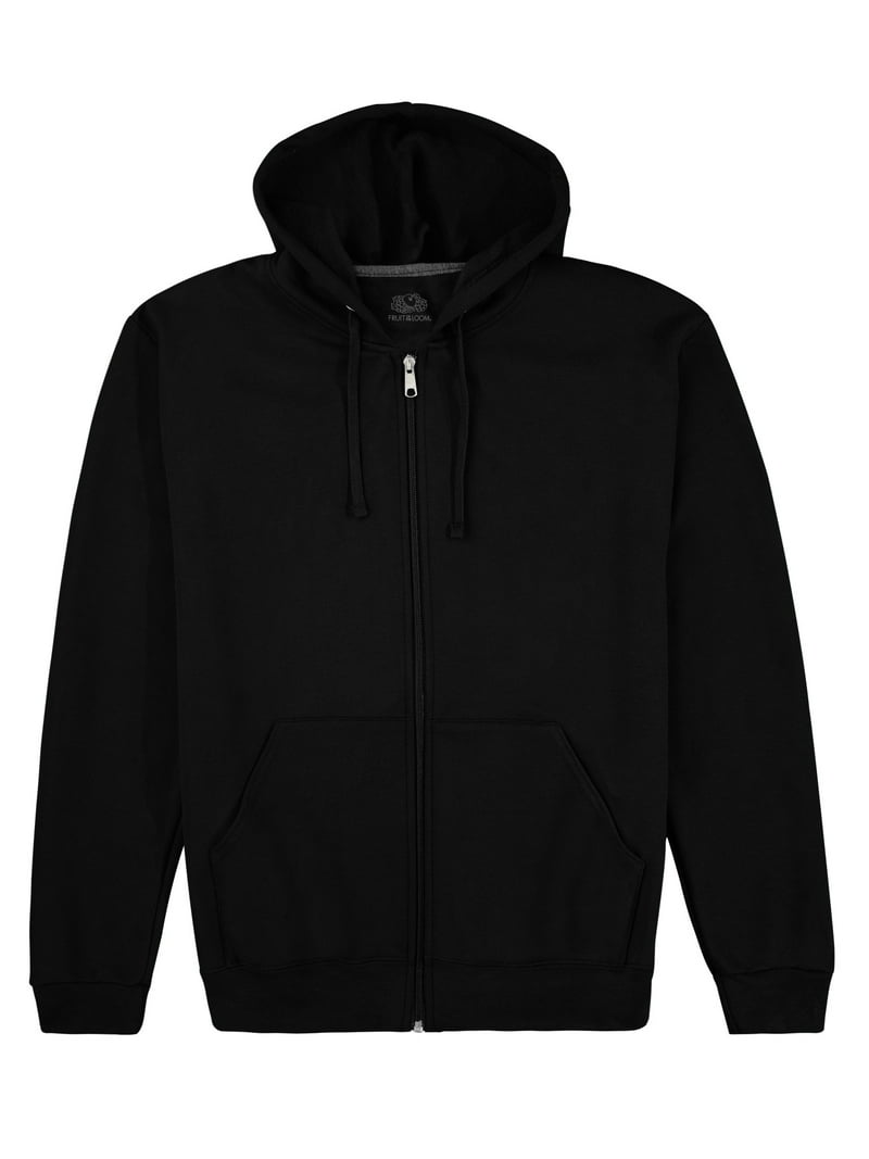 Fruit of the Loom Men's EverSoft Hooded Sweatshirt with Zipper