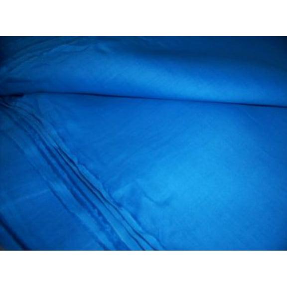 100 % Turquoise blue pure linen fabric 58" Wide [100821]