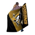 thumbnail image 3 of Pittsburgh Penguins Northwest NHL Officially Licensed Raschel Throw Blanket - 60" x 80", 3 of 5