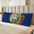 thumbnail image 5 of Body Pillow Cover Flag Of Idaho Long Pillow Case Protector With Zipper Decorative Soft Large Pillow Cases Covers 20"X54", 5 of 6