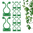 thumbnail image 1 of Paquete de 100 Clips de Pared para Plantas de Plástico, Clips Autoadhesivos de 14mm/0.55Pulgadas para Plantas Trepadoras [Verde], 1 of 1