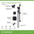 thumbnail image 5 of Symmons 569615TRM Oak Tub And Shower Trim Package - Chrome, 5 of 7