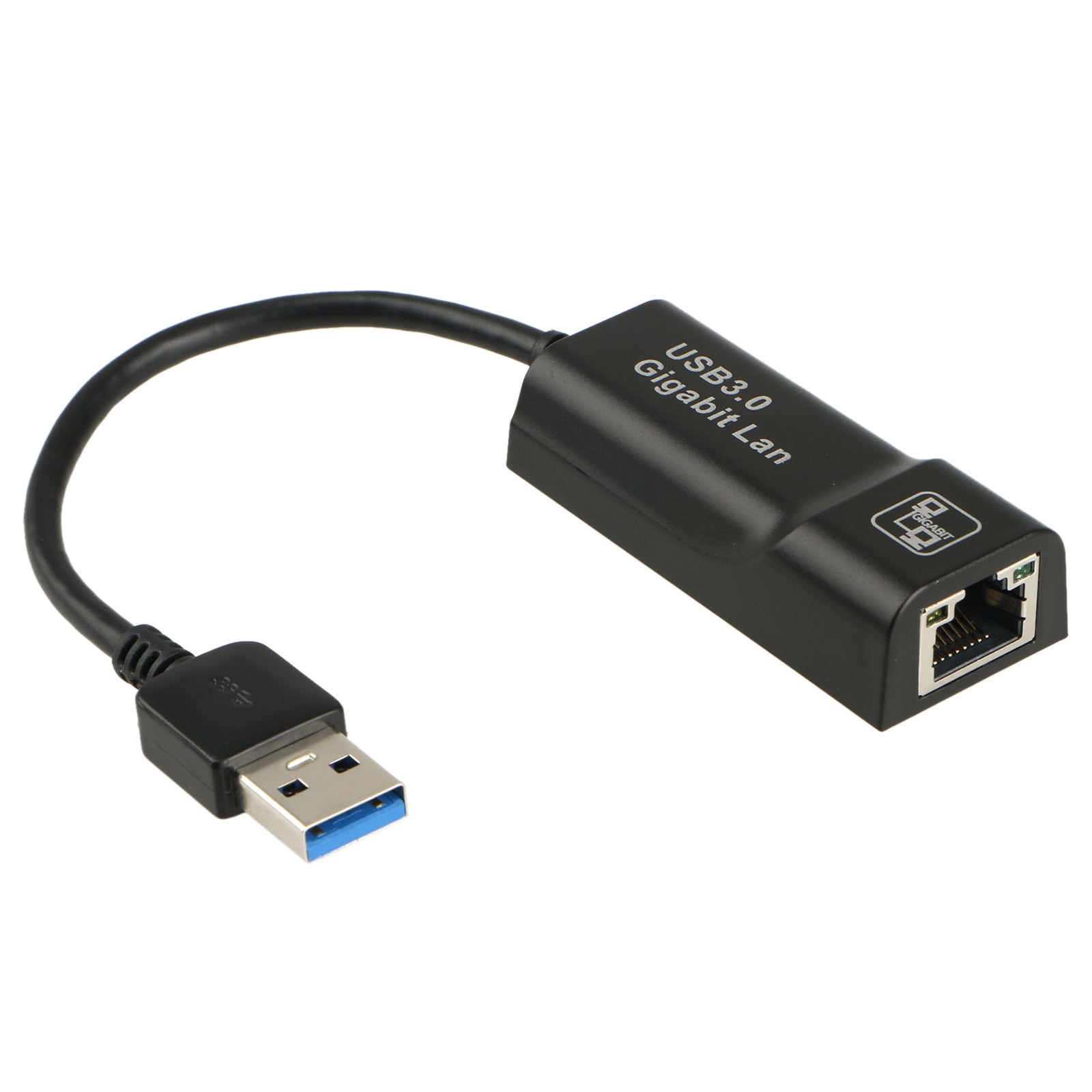 USB 3.0 to 10/100/1000 Mbps Gigabit RJ45 Ethernet LAN Network Adapter For PC Mac 