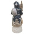 thumbnail image 3 of pinnacle peak trading co electric forest scene santa german paper mache candy container, 3 of 4