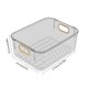 thumbnail image 3 of Caja de almacenamiento transparente con tapa | Organizador de escritorio de gran capacidad para cosméticos y accesorios | Plástico PET antihollín | 2 tamaños disponibles, 3 of 6