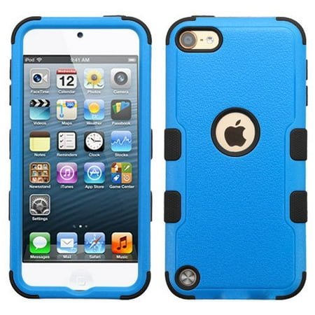 Apple iPod Touch 6th, 5th Generation Case - Wydan Tuff Hybrid Hard Shockproof Case Protective Cover Blue on