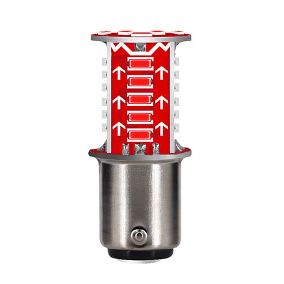 Long Lasting LED Motorcycle Brake Light Flashing Increases Nighttime Visibility Weatherproof for City and Highway Use