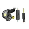 thumbnail image 1 of Sidaley Auriculares HIFI de 3,5mm, auriculares portátiles con micrófono, auriculares electrónicos, sonido estéreo, dispositivos para escuchar Teléfono y Comunicación Negro, 1 of 6