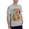 thumbnail image 2 of Bingfone Bright Mushrooms Men'S Loose Fit Short-Sleeve Pocket T-Shirt, 2 of 7