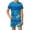 Blue#9527, variant on BOOMNY Children Boys Outfit Sets 2 Peice Ice Cream Graphic Long Sleeve Tshirts Shorts Outfits for Kids Comfy Clothing Set