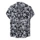 thumbnail image 1 of Camisas Hombre Manga Larga Camisa de vestir de manga corta para hombre Camisa con estampado de lunares de ajuste regular con bolsillo Camisa con botones informales (Purple, L), 1 of 7
