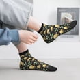 thumbnail image 5 of Goofa Octopuses And Leaves Pattern Non Slip Socks with Grips for Elderly, Crew Socks Yoga Hospital Socks Cushioned Sole Gripper Socks for Men Women, 5 of 5