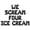 Black, variant on Letter Balloons - WE SCREAM FOUR ICE CREAM 16" Inch Alphabet Letters Foil Mylar Balloon 4th Birthday Party Banner (Gold)