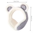 thumbnail image 2 of Otqutp Unisex Birthday Ear Cover Winter Warming Earmuffs Universal Earmuffs Cute Folding Hair Band Ear Warming Thickened Plush Earmuffs(Grey,One Size), 2 of 4