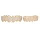thumbnail image 3 of Kit De Dientes, Abrazadera De Dientes Reutilizable, Juego De Dientes No Fácil De Desvanecer Para Conciertos De Música Para Desfiles De Moda De Hip Hop ANGGREK Oro, 3 of 8