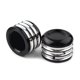 thumbnail image 4 of Tapas de tuercas para eje delantero CNC compatibles con HARLEY Dyna Electra Glide Sportster, color negro, 4 of 4