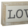 thumbnail image 4 of DecMode White Wood Love and Home Sign Wall Decor (2 Count), 4 of 8