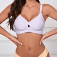 thumbnail image 2 of Seductiva Womens Sports Bras Popular Foreign Trade Jelly Liquid Foundation Underwear Women's Back Ring Gathering Thin Large Bra Full Coverage T-Shirt Bra 1PC, 2 of 3