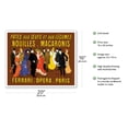 thumbnail image 2 of Ferrari Opera Paris - Noodles Macaroni (Nouilles Macaronis) - Vintage French Advertising Poster by Leonetto Cappiello c.1901 - Fine Art Matte Paper Print (Unframed) 16x20in, 2 of 4