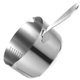 thumbnail image 1 of Small Milk Pan Silver Stainless Steel Frying Pans Nonstick for Portable Kitchen Use, 1 of 4
