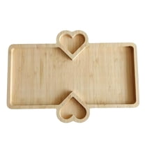 Gytml Bamboo Heart Wood Tray - Heart Shaped Cheese Board & Serving Platter For Snack, Candy, Fruit - Home Decor For Valentine'S Day E-One Size