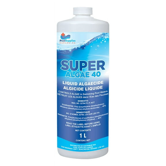 Super Algae 40 Algécide (1 L) par Pool Supplies Canada