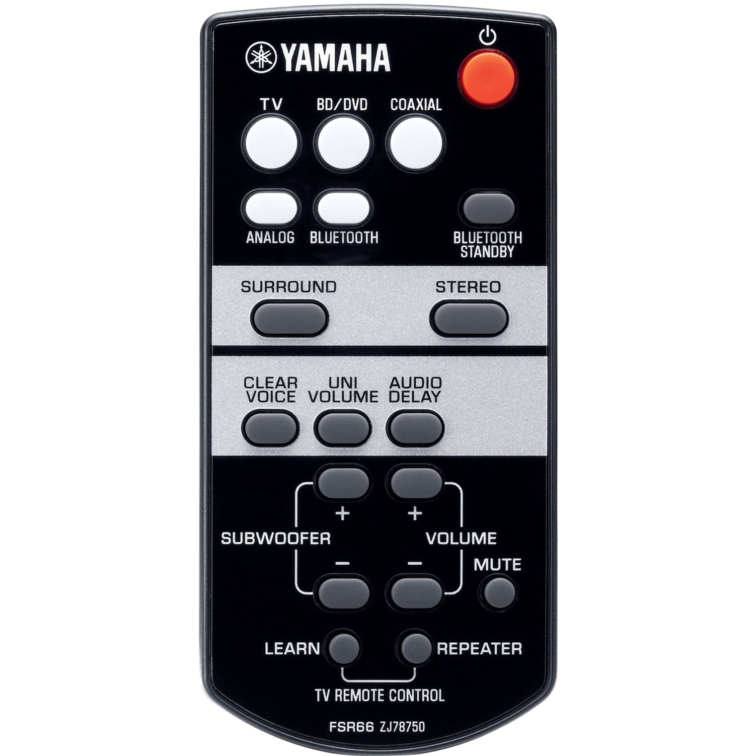 Yamaha YAS-103 2.1 Bluetooth Sound Bar Speaker, 120 W RMS, Piano Black